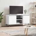 vidaXL TV-Schrank Weiß 104x35x50 cm Holzwerkstoff