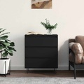 vidaXL Sideboard Schwarz 60x35x70 cm Holzwerkstoff