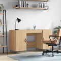 vidaXL Schreibtisch Sonoma-Eiche 140x50x75 cm Holzwerkstoff