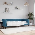 vidaXL Tagesbett Blau 80x200 cm Samt