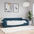 vidaXL Tagesbett Blau 80x200 cm Samt