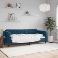 vidaXL Tagesbett Blau 80x200 cm Samt