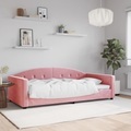 vidaXL Tagesbett Rosa 100x200 cm Samt