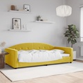 vidaXL Tagesbett Gelb 100x200 cm Samt