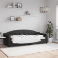 vidaXL Tagesbett Schwarz 80x200 cm Stoff
