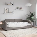 vidaXL Tagesbett Taupe 80x200 cm Stoff