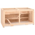 vidaXL, vidaXL Hamsterkäfig 104x52x54 cm Massivholz Tanne