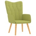 vidaXL Relaxsessel 62x68,5x96 cm Grün Stoff