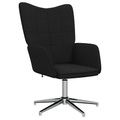 vidaXL Relaxsessel Schwarz Stoff