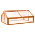 vidaXL Gewächshaus Orange 114x80x50 cm Tannenholz