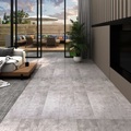 vidaXL PVC Laminat Dielen Selbstklebend 5,21 m² 2 mm Erdgrau