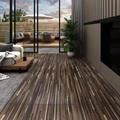 vidaXL PVC Laminat Dielen Selbstklebend 5,21m² 2mm Gestreift Braun