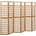 vidaXL, vidaXL 6-tlg. Paravent/Spalier Massivholz Tanne 242,5x180 cm