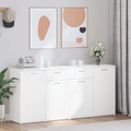 vidaXL Sideboard Weiß 160x36x75 cm Spanplatte