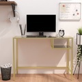 vidaXL Computertisch Schwarz Marmor 100x36x74 cm Hartglas