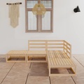 vidaXL 5-tlg. Garten-Lounge-Set Kiefer Massivholz