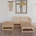 vidaXL 6-tlg. Garten-Lounge-Set Kiefer Massivholz