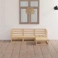 vidaXL 4-tlg. Garten-Lounge-Set Kiefer Massivholz