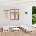 vidaXL 12-tlg. Garten-Lounge-Set Kiefer Massivholz