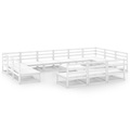 vidaXL 14-tlg. Garten-Lounge-Set Kiefer Massivholz