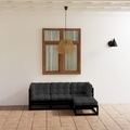 vidaXL 4-tlg. Garten-Lounge-Set mit Kissen Kiefer Massivholz