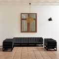 vidaXL 8-tlg. Garten-Lounge-Set mit Kissen Kiefer Massivholz