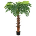 vidaXL Künstliche Palme Cycas mit Topf 160 cm Grün