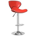vidaXL Barhocker Rot Kunstleder