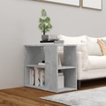 vidaXL Beistelltisch Betongrau 60x30x50 cm Spanplatte