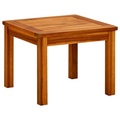 vidaXL Garten-Couchtisch 45x45x36 cm Massivholz Akazie