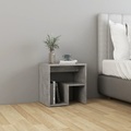 vidaXL Nachttisch Betongrau 40x30x40 cm Spanplatte