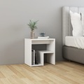 vidaXL Nachttisch Weiß 40x30x40 cm Spanplatte