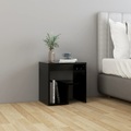 vidaXL Nachttisch Schwarz 40x30x40 cm Spanplatte