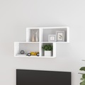 vidaXL Wandregal Weiß 100x18x53 cm Spanplatte