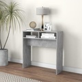 vidaXL Konsolentisch Betongrau 78x30x80 cm Spanplatte