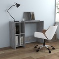 vidaXL Computertisch Betongrau 102,5x35x75 cm Spanplatte