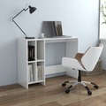 vidaXL Computertisch Hochglanz-Weiß 102,5x35x75 cm Spanplatte