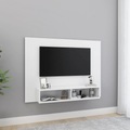 vidaXL TV-Wandschrank Weiß 120x23,5x90 cm Spanplatte