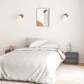 vidaXL Nachttische 2 Stk. Grau 40x30,5x35,5 cm Massivholz Kiefer