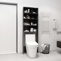 vidaXL Waschmaschinenschrank Grau 64x24x190 cm