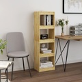 vidaXL Bücherregal Raumteiler 40x30x135,5 cm Massivholz Kiefer