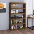 vidaXL Bücherregal/Raumteiler 100x30x167,5 cm Massivholz Kiefer