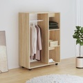 vidaXL Kleiderschrank Sonoma-Eiche 80x40x110 cm Spanplatte