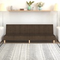 vidaXL Schlafsofa 2-Sitzer Dunkelbraun Stoff