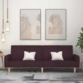 vidaXL Schlafsofa 2-Sitzer Lila Stoff