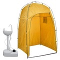 vidaXL, vidaXL Tragbarer Camping-Handwaschbecken mit Zelt 20 L