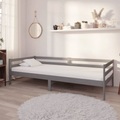 vidaXL Tagesbett Grau Kiefer Massivholz 90x200 cm