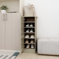 vidaXL Schuhschrank Sonoma-Eiche 32x35x92 cm Spanplatte