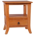 vidaXL Nachttisch 40x40x45 cm Massivholz Mahagoni