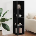 vidaXL Eckregal Schwarz 33x33x132 cm Spanplatte